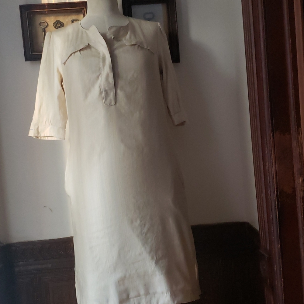 MAYLE Utilitarian shirt silk blend dress size 2